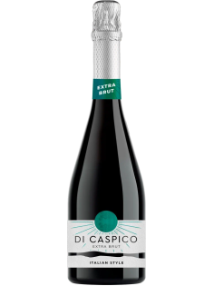 Вино игристое Di Caspico экстра брют белое сухое, 0.75л