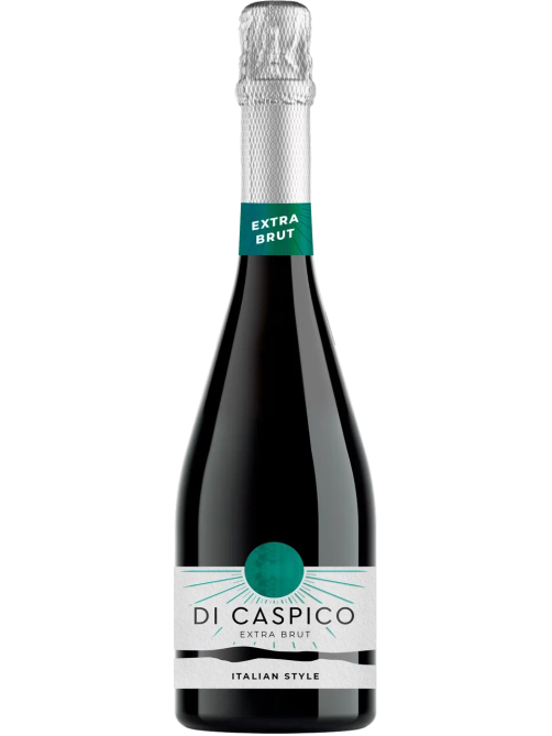 Вино игристое Di Caspico экстра брют белое сухое, 0.75л