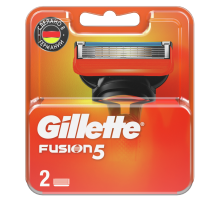 Кассета для бритвенного станка Gillette Fusion, 2шт