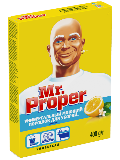 Средство чистящее Mr. Proper универсальное для всех поверхностей, 400г
