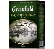 Чай Greenfield Earl grey fantasy черный с бергамотом, 100г