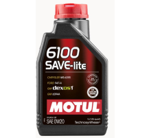 Масло Motul Save-Lite моторное 0W20 6100, 1л