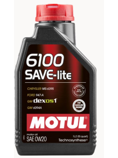 Масло Motul Save-Lite моторное 0W20 6100, 1л