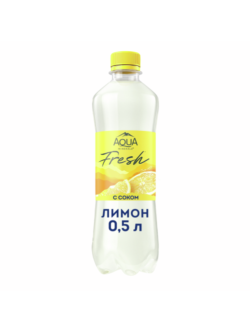 Вода Aqua Minerale Fresh с соком лимона негазированная, 500мл x 12 шт