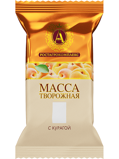 Масса творожная А.Ростагрокомплекс курага 20%, 180г