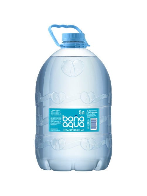 Вода BonaAqua питьевая негазированная, 5л x 4 шт