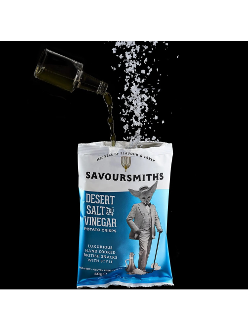 Чипсы Savoursmiths Соль пустыни и уксус, 150г