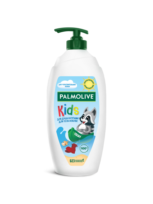 Гель для душа Palmolive Kids с маслом миндаля, 600мл