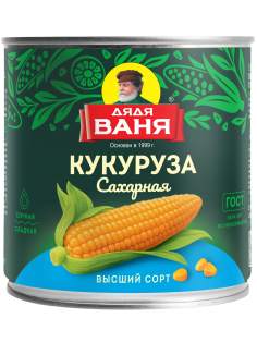 Кукуруза Дядя Ваня сахарная, 340г