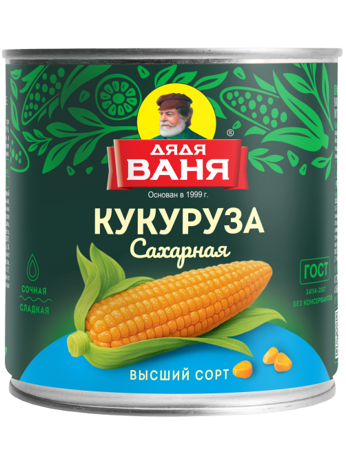 Кукуруза Дядя Ваня сахарная, 340г