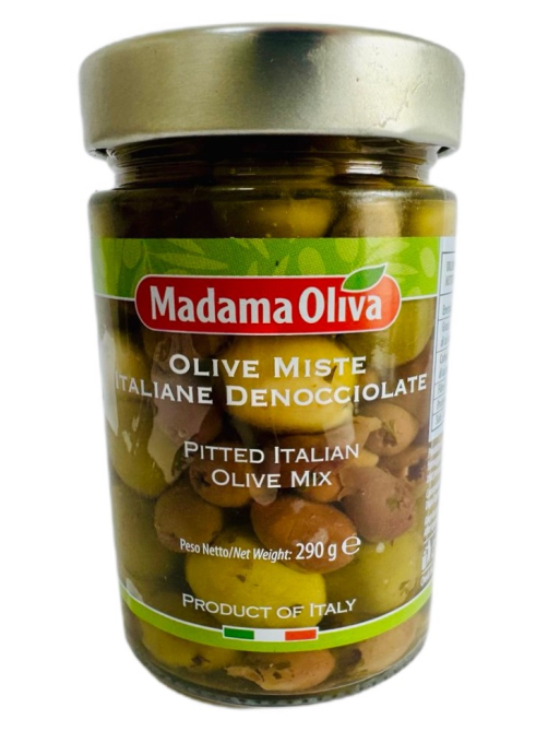 Оливки Madama Oliva Итальянские Микс без косточки, 290г
