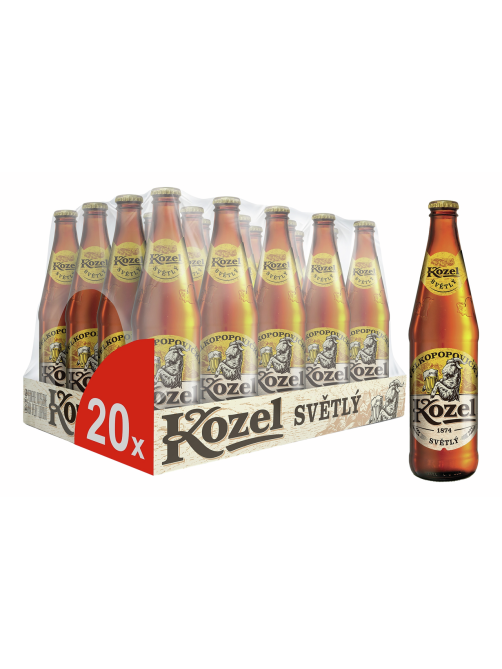 Пиво Velkopopovicky Kozel светлое, 0.45л