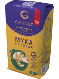 Мука Garnec нутовая без глютена, 400г