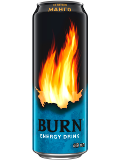 Напиток энергетический Burn Манго, 449мл