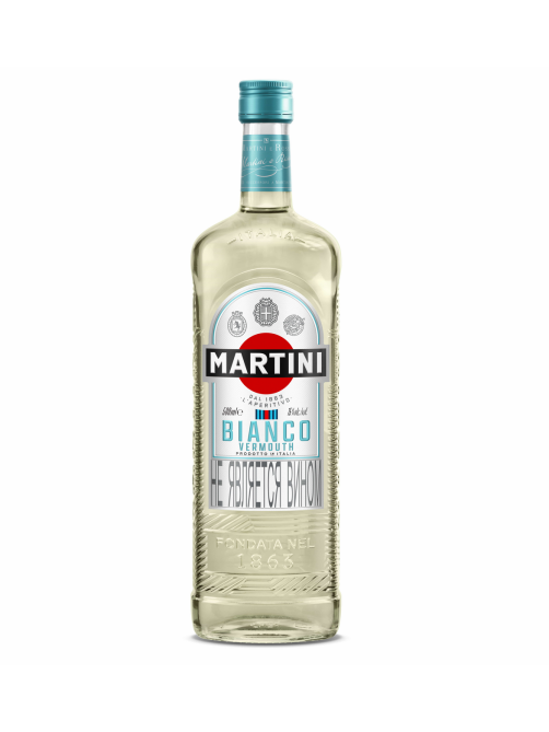 Напиток виноградосодержащий Martini Bianco из виноградного сырья белый сладкий, 0.5л