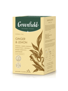Чай Greenfield Natural Tisane Джинджер 20шт, 36г