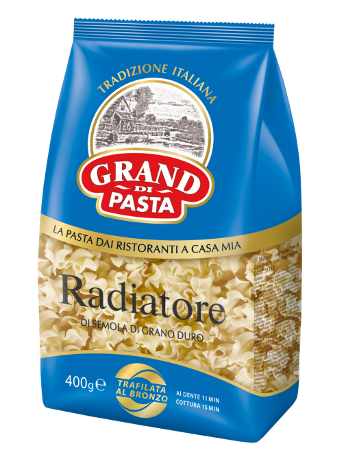 Макароны фигурные Grand di Pasta Radiatore высший сорт, 400г