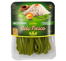 Феттучине Solo Fresco с яйцом и шпинатом, 250г