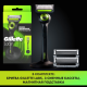 Станок для бритья Gillette Labs с тремя кассетами и магнитной подставкой