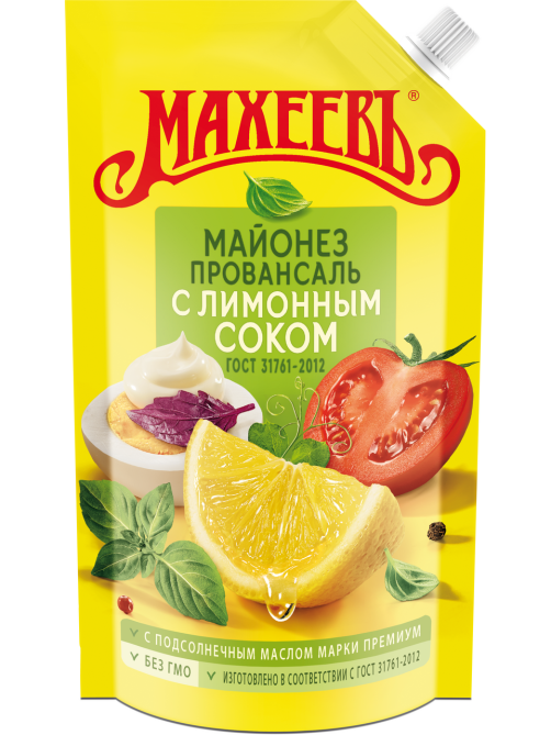 Майонез Махеевъ Провансаль с лимонным соком 67%, 380г