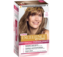 Крем-краска для волос L'Oreal Paris Excellence creme 7.1 Русый пепельный, 258мл
