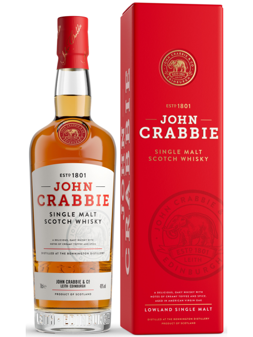 Виски John Crabbie Single Malt в подарочной упаковке, 0.7л