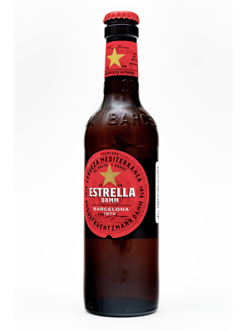 Пиво Estrella Damm светлое, 0.33л