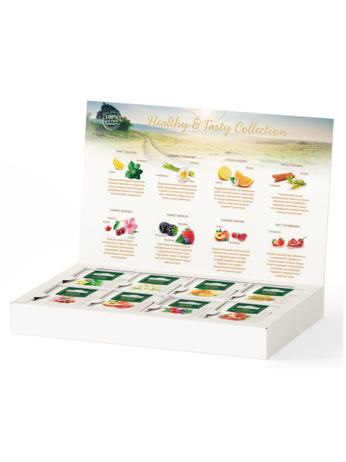 Чай травяной Ahmad Tea Healthy&Tasty ассорти 8 вкусов, 40шт