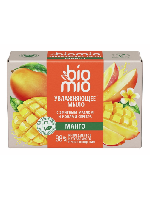Мыло туалетное BioMio Vegan Soap Баттер манго, 90г
