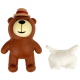 Игрушка 1Toy Крутой замес Медведь в костюме