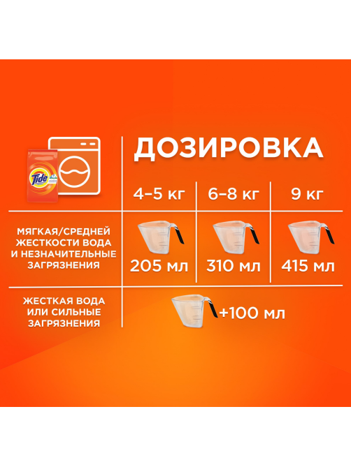 Стиральный порошок Tide Аква-пудра Альпийская свежесть, 9кг