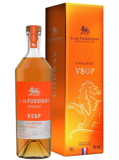 Коньяк A. De Fussigny Cellar Blend VSOP в подарочной упаковке, 0.5л