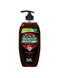Гель для душа Palmolive Men Энергия кофе 5в1, 750мл