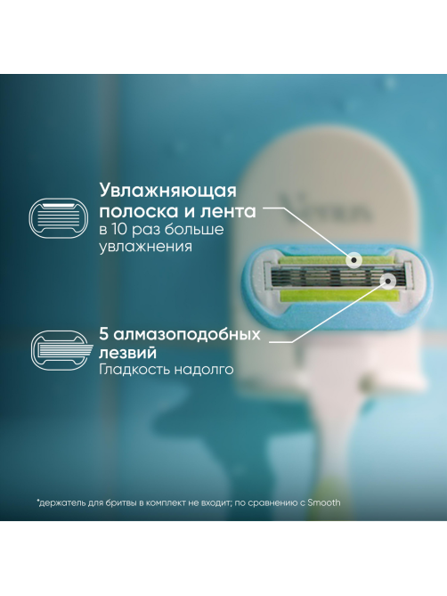 Кассеты сменные Gillette Venus Extra Smooth Embrace, 6шт