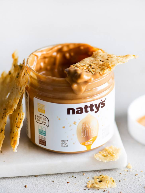 Арахисовая паста Nattys Crunchy хрустящая с медом, 325г