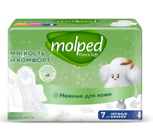 Прокладки Molped Мягкость и комфорт ночные, 7шт