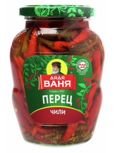 Перец чили Дядя Ваня маринованный, 340г