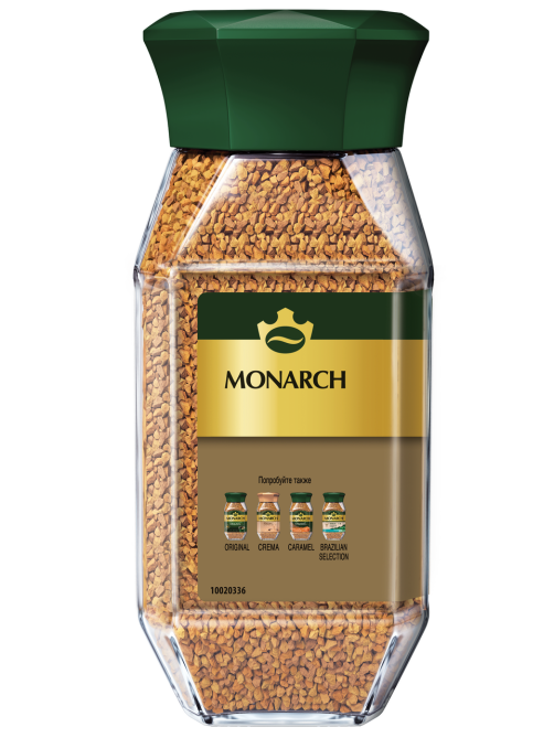 Кофе Monarch Голд растворимый, 190г