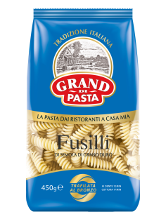 Макароны спирали Grand di Pasta Fusilli высший сорт, 450г