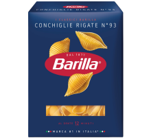 Макаронные изделия Barilla Конкилье Ригате №93 из твердых сортов пшеницы, 450г