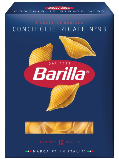 Макаронные изделия Barilla Конкилье Ригате №93 из твердых сортов пшеницы, 450г