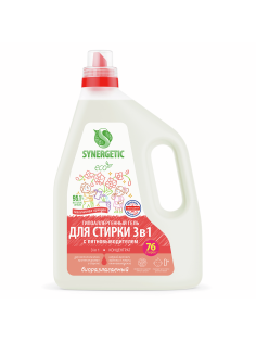 Гель для стирки Synergetic 3 в 1, 2.28л
