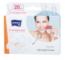 Пластыри Matopat Transparent набор, 20шт