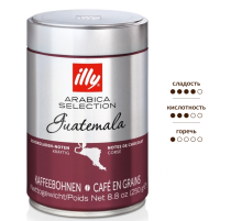 Кофе Illy Guatemala arabica selection в зернах, 250г