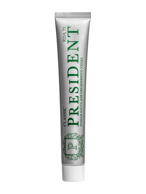 Зубная паста President Classic, 75мл