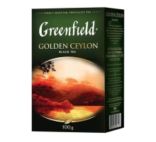 Чай Greenfield Golden Ceylon черный крупнолистовой, 100г