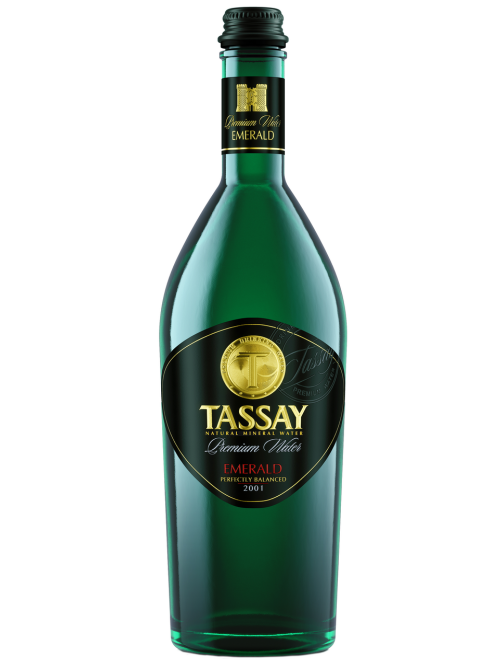 Вода Tassay Emerald газированная стекло, 750мл