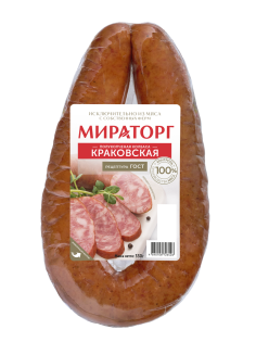 Колбаса Мираторг Краковская полукопченая, 330г