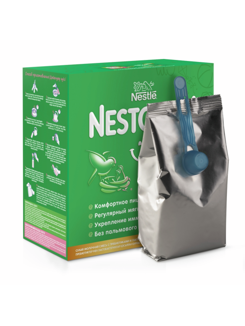 Смесь молочная детская Nestogen 2 с 6 месяцев (350г x 3шт), 1.05кг