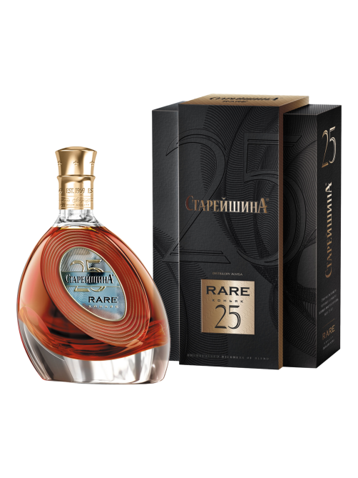 Коньяк Старейшина Rare 25 лет в подарочной упаковке, 0.7л